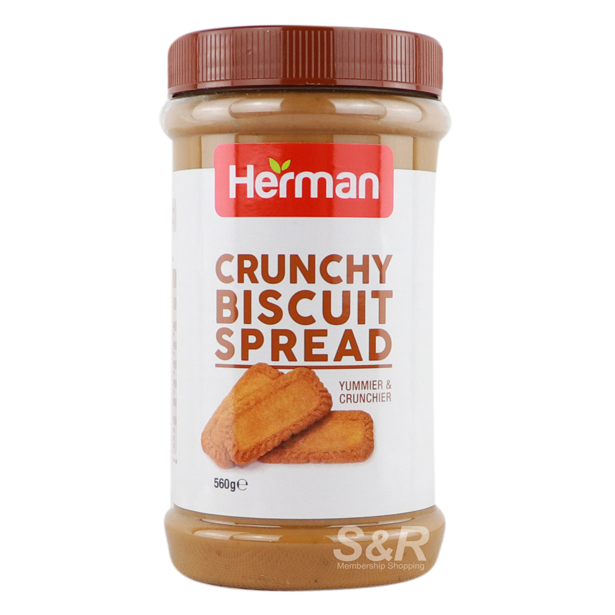 Herman Crunchy Biscuit Spread 560g